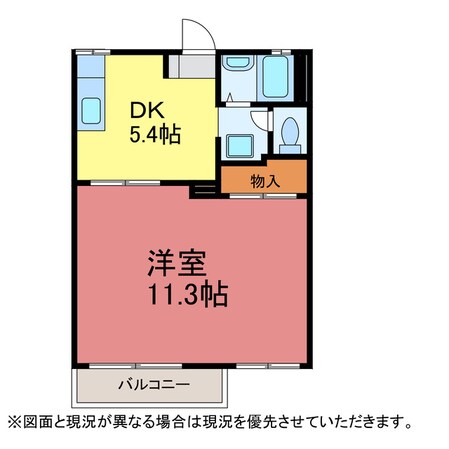 タウニイ白川の物件間取画像